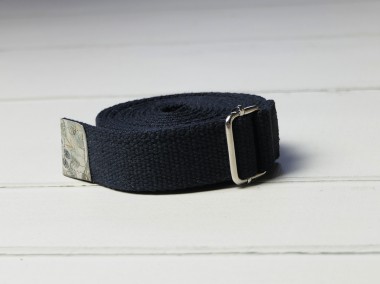 Pasek do jogi GRANATOWY     